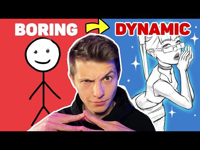 How I Draw DYNAMIC Poses