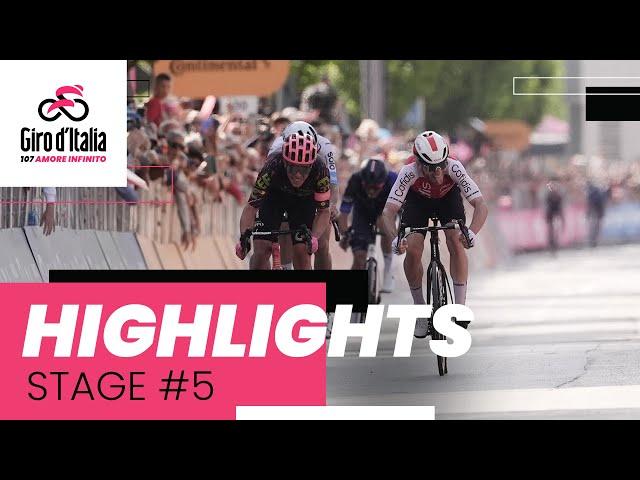 Giro d'Italia 2024 | Stage 5: Highlights