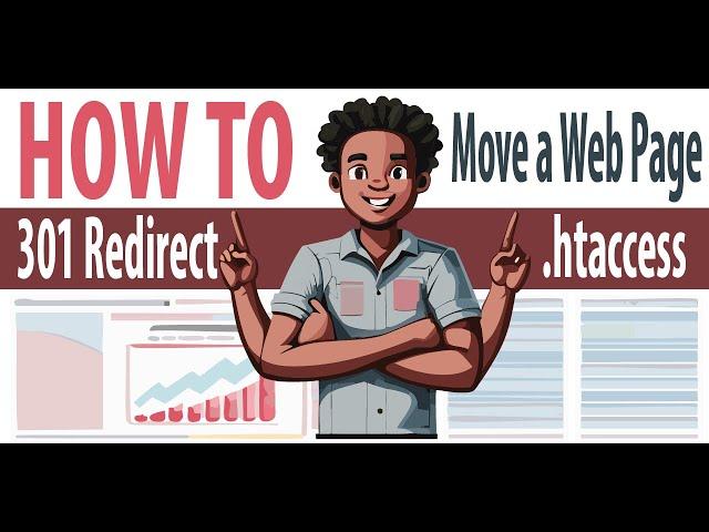 Website 301 Redirect with an .htaccess file, how to move web pages