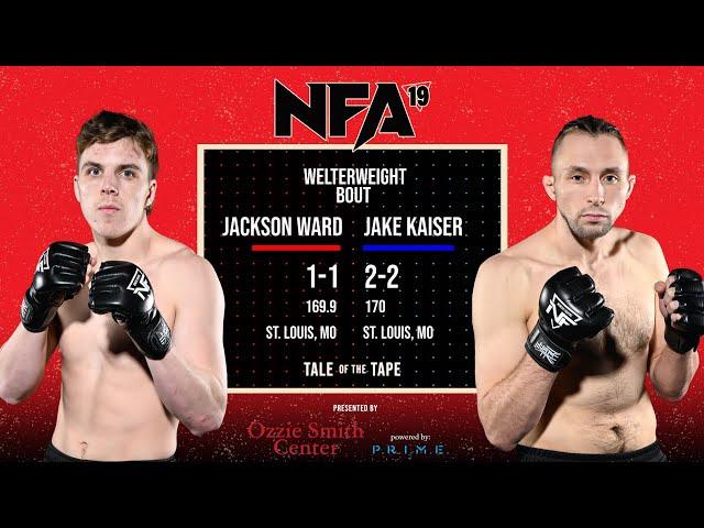 Nemesis 19 amateur #MMA bout Jackson Ward vs Jake Kaiser