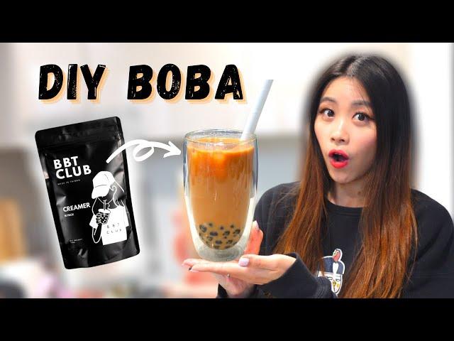 Testing Out a DIY BOBA KIT at home! (BBT Club Review)