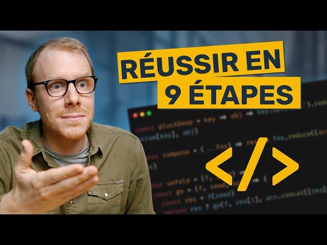 Apprenez ceci pour devenir développeur ! Roadmap en 9 étapes pour débutants.