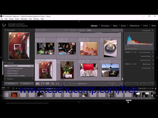 Lightroom Classic CC Tutorial Using the Filmstrip Adobe Training