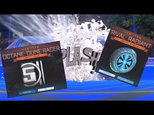 NEW RLCS FAN REWARDS! (PAINTED SPLASH)