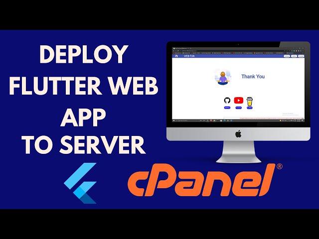 Deploy flutter web app to server cpanel for free