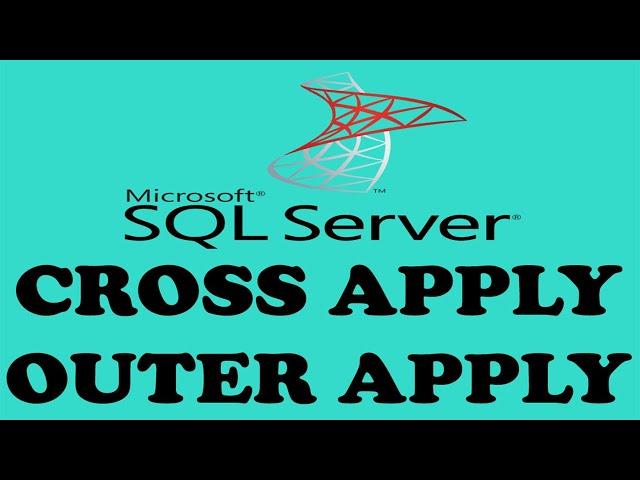 Cross Apply & Outer Apply In SQL Server - Apply Operator in SQL Server - ( Hindi / Urdu )