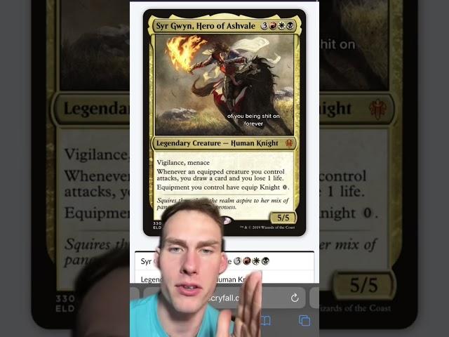 Syr Gwyn be neighing #mtg #cardgame #magicthegathering