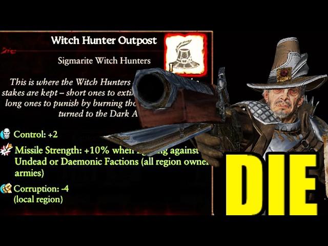 Witch Hunter Outpost Unusual Location Buffs Missile Weapons OP Against Undead & Daemons