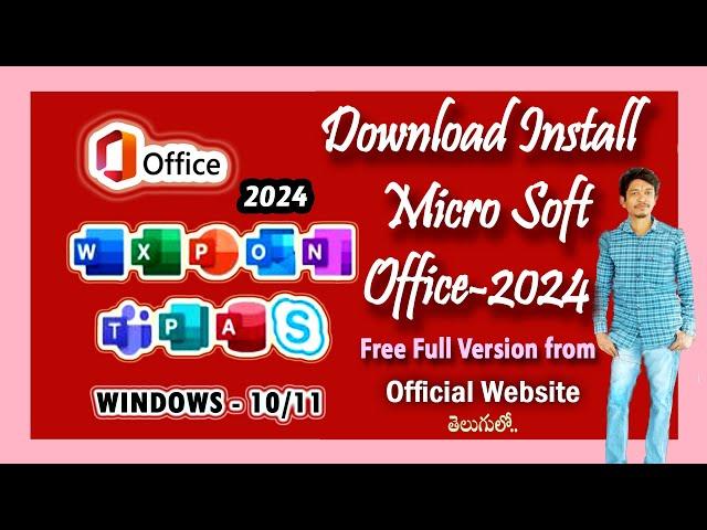 Download and Install MS Office 2024 from Official Website in Windows 10 l 11