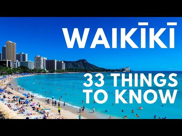 WAIKIKI TRAVEL TIPS: 33 Things to Know Before You Visit Waikiki, Hawaii