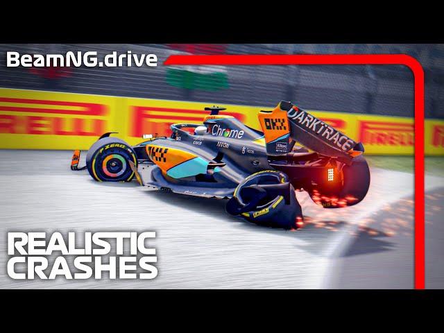 Realistic Formula Car Crashes#19 | BeamNG.drive | F1 MOD