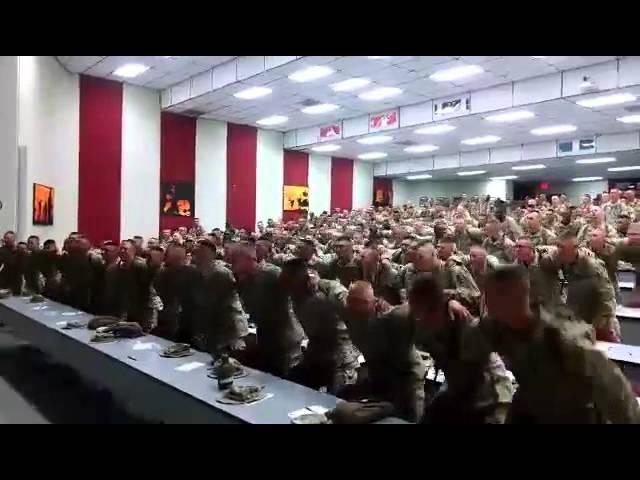 American marines singing "Days of Elijah" (Lirycs)