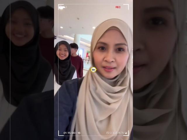 SITI NORDIANA BAWA ANAK2 JALAN DEKAT KLCC