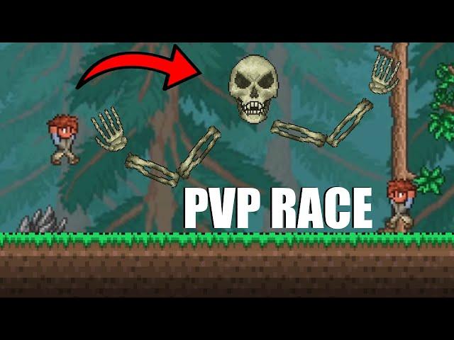 Terraria 2v1 PVP BOSS RACE