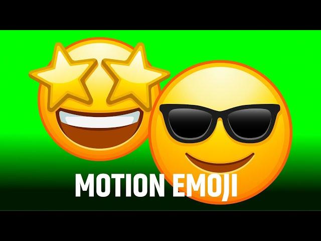 MOTION EMOJI || CHROMA KEY || GREEN SCREEN || CONTENT FOR CREATORS