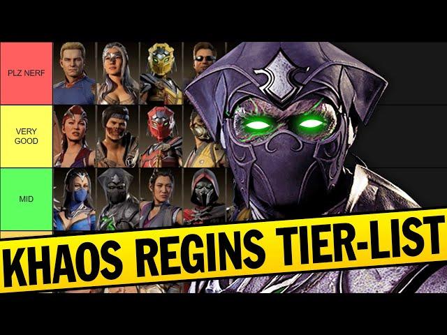 Mortal Kombat 1 - Khaos Reigns Tier List - Best and Worst Characters!