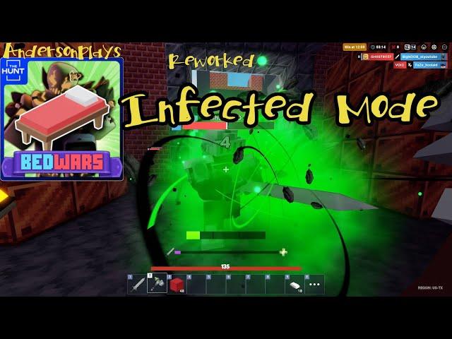 AndersonPlays Roblox BedWars  [INFECTED] - New Infected Mode Reworked