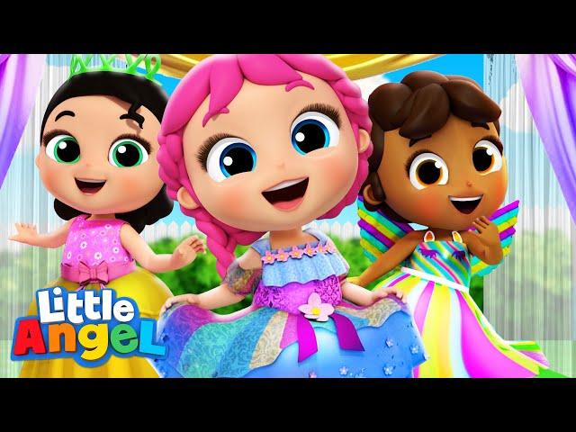 This Is The Way We Play Princess | Little Angel Kids Songs & Nursery Rhymes