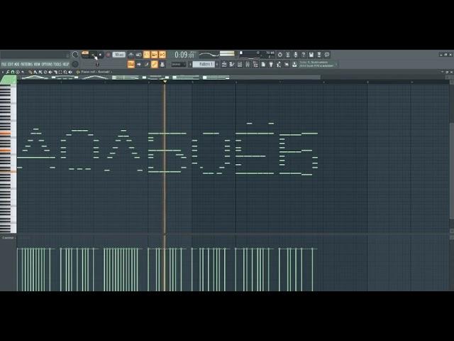 Как звучит ДОЛБАЁб на пианино fl studio