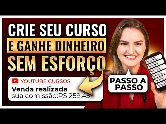 Como CRIAR seu CURSO ONLINE do ZERO e VENDER no YOUTUBE todos os DIAS?