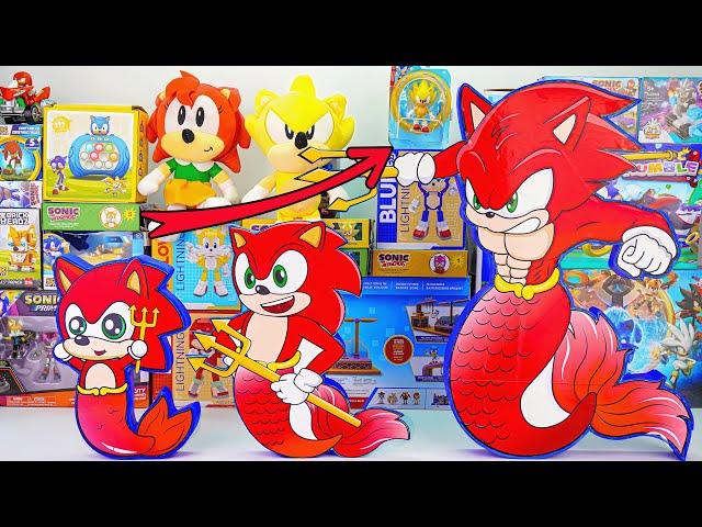 Sonic The Hedgehog Toys Unboxing ASMR | Mermaid Sonic Growing Up Mystery Box, Super Sonic, Amy Rose