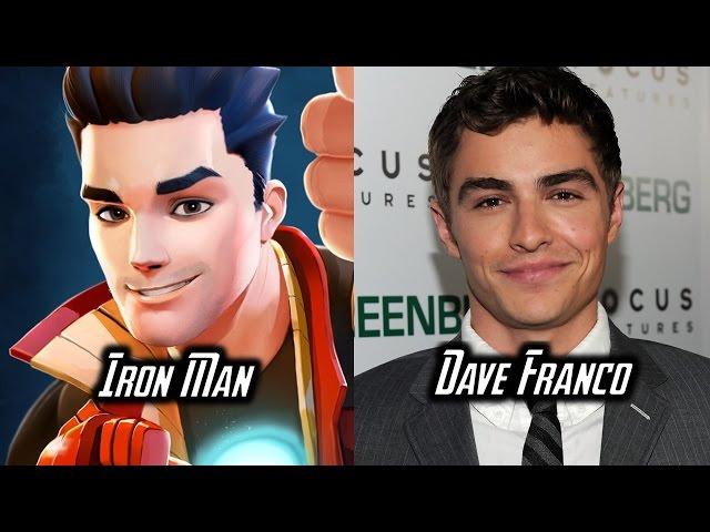 Characters and Voice Actors - Marvel's Avengers Academy (Part 1)