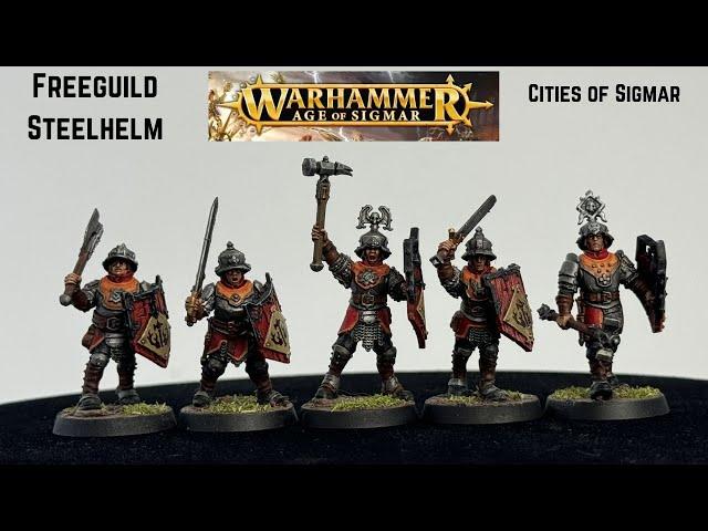 How to Paint Freeguild Steelhelms