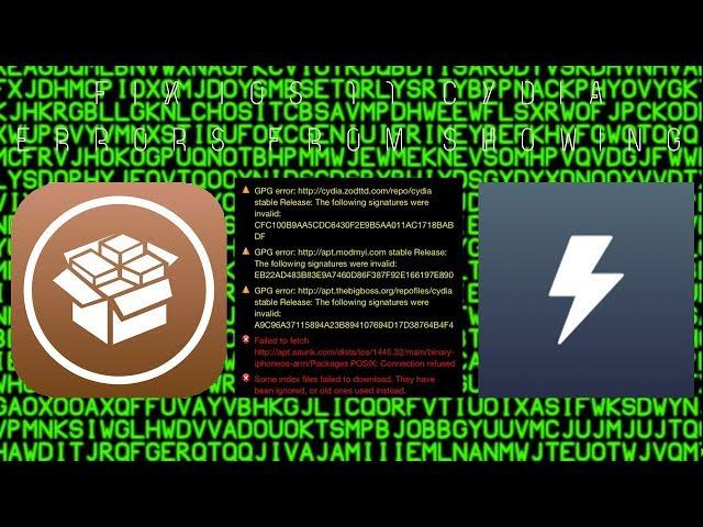 How To Remove Cydia GPG, Failed to Fetch and more errors on iOS 11 Electra Jailbreak!