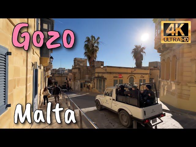 Malta  Gozo Walking Tour 4K