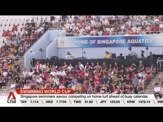 Swimming World Cup: Singapore athletes savour competing on home turf ahead of busy calendar