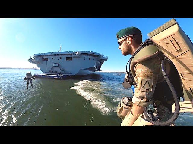 QE Aircraft Carrier Jet Suit Flight in NYC pt2!