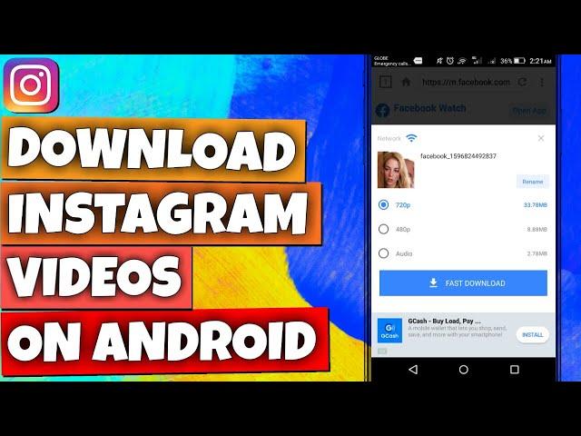 HOW TO DOWNLOAD INSTAGRAM VIDEOS ON ANDROID [ULTRA HD RESOLUTION]