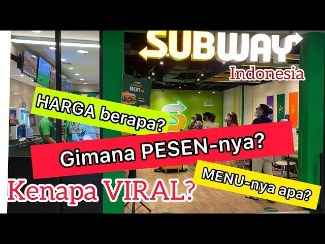 Harga dan Cara Pesen TERLENGKAP || SUBWAY INDONESIA