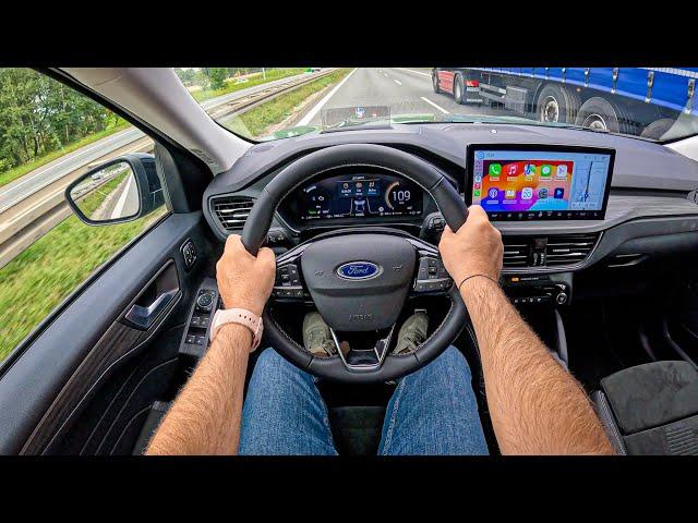 NEW Ford Kuga Active X AWD 2024 [2.5 FHEV 183 hp] |0-100| POV Test Drive #2145 Joe Black