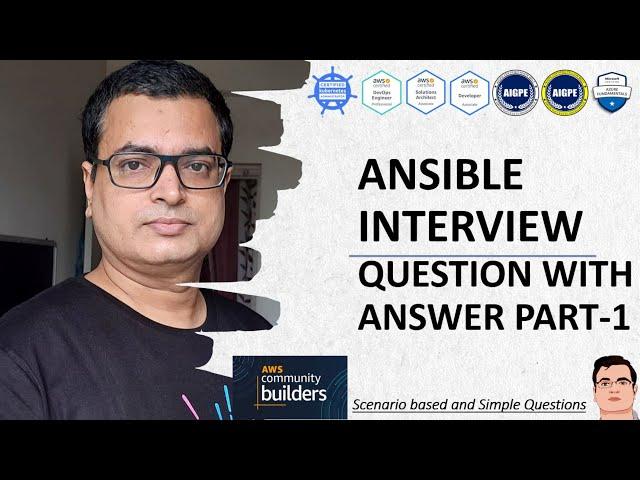 Ansible .. Interview Question with Answer Part-1 #Ansible #DevOps @AlokKumar