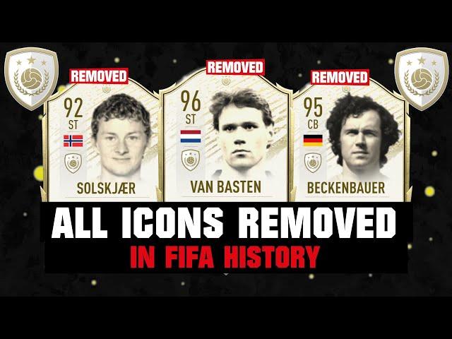 ALL ICONS REMOVED IN FIFA HISTORY! ️| FIFA 14 - FIFA 21