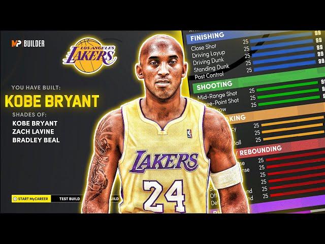 NBA 2K21 NEXT GEN KOBE BRYANT BUILD - 2-WAY SCORING MACHINE DEMIGOD!