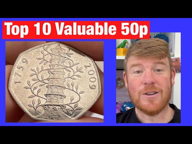 Top 10 Most Valuable and Rare 50p Coins! Plus Coin Collecting Tips and Tricks