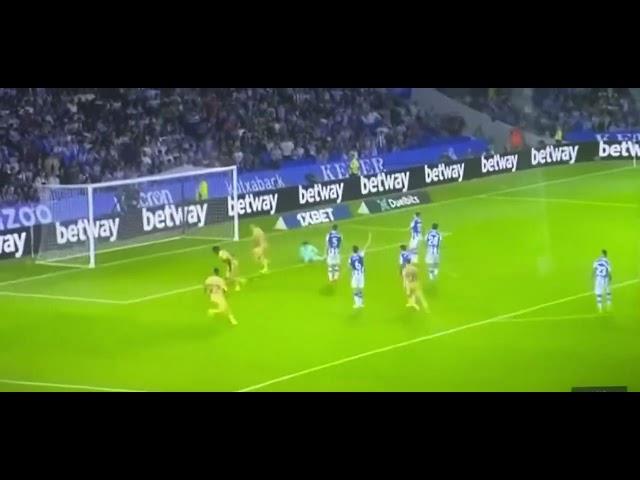 Robert Lewandowski Goal 3-1 Vs Real Sociedad #lewandowski #fcbarcelona