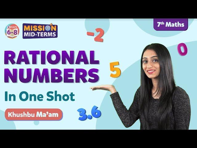 Rational Numbers Class 7 Maths in One Shot (Chapter 9) | BYJU'S - Class 7