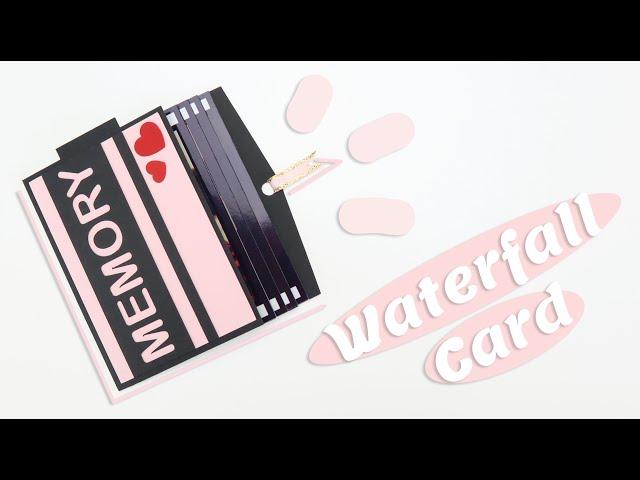 DIY | Roll Film Waterfall Card | Handmade Gift Idea