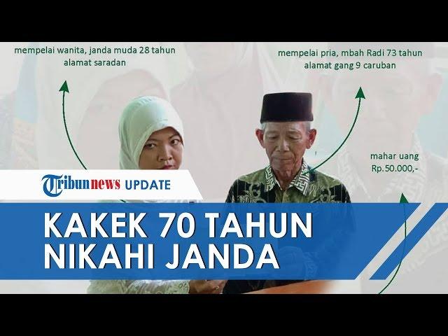 Awal Kisah Cinta Kakek 70 Tahun yang Nikahi Janda Muda 28 Tahun, Bermula Iseng Minta Air Minum