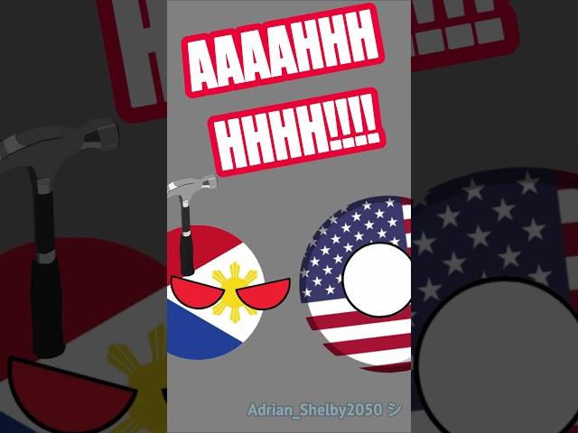 USABall Flips PhilippinesBall Flag #adrian_shelby2050 #countryballs #capcut #shorts