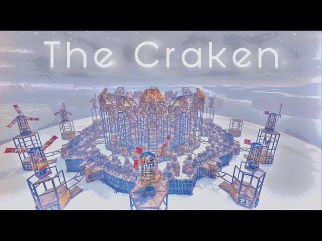 The Craken - most META Zerg circle base Rust | Opencore & TCbunker & mountain roof. Build tutorial.