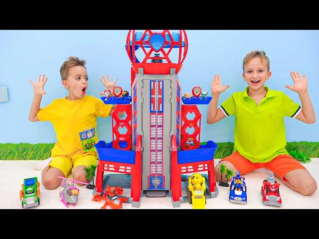 Vlad and Niki PAW Patrol The Movie Toys story