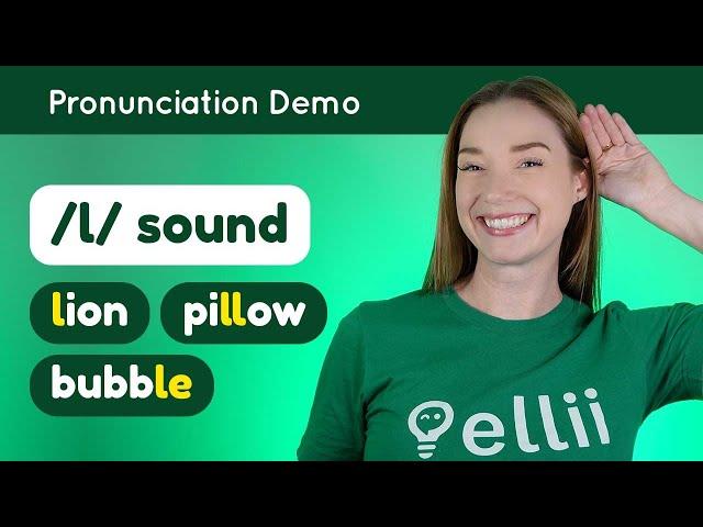 Pronouncing /l/ – English Pronunciation Lesson (Part 1)