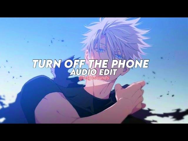 отключаю телефон - (turn off the phone)[edit audio]