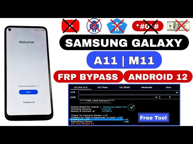 All Samsung FRP Bypass 2024 | Samsung A11/M11 FRP Bypass Android 12 Package Disabler Pro Not Working