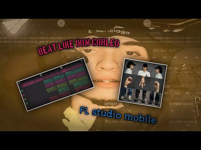 БИТ в стиле DOM CORLEO на ТЕЛЕФОНЕ | BEAT like DOM CORLEO on MOBILE PHONE | FLM #битвстиле