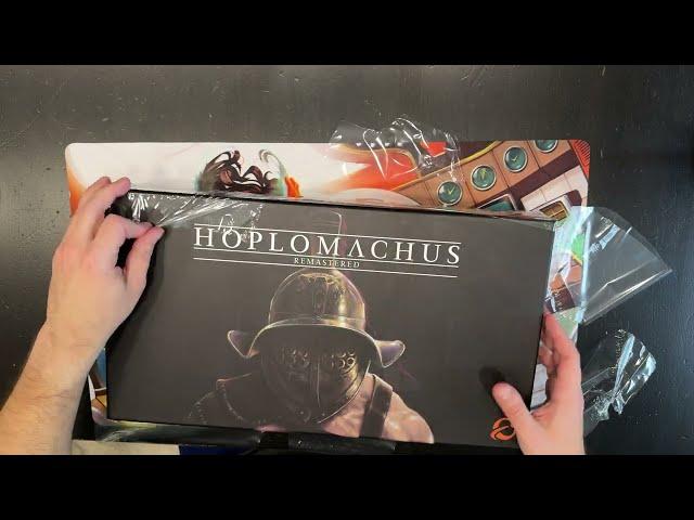 Hoplomachus Remastered Board Game Unboxing 4k